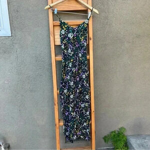 Old navy floral maxi dress size small